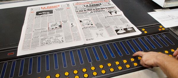 Le Canard Enchaîné, a major French satirical weekly Le Canard Enchaîné, a major French satirical weekly - Sputnik International