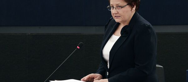 Latvian Prime Minister Laimdota Straujuma Latvian Prime Minister Laimdota Straujuma - Sputnik International