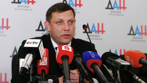 Head of the self-proclaimed Donetsk People's Republic (DPR) Alexander Zakharchenko - Sputnik International