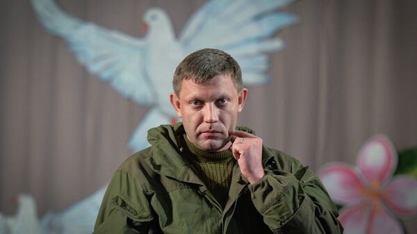 Self-proclaimed Donetsk People’s Republic leader Alexander Zakharchenko - Sputnik International