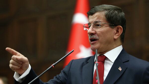 Turkey's Prime Minister Ahmet Davutoglu - Sputnik International