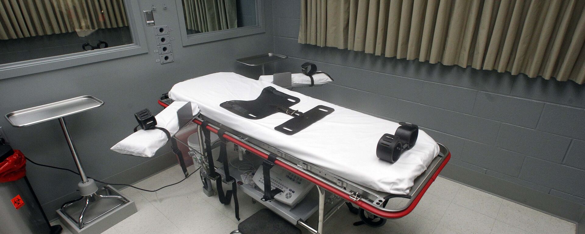 The execution room is shown Friday, Nov. 18, 2011, at the Oregon State Penitentiary, in Salem, Ore - Sputnik International, 1920, 28.01.2022