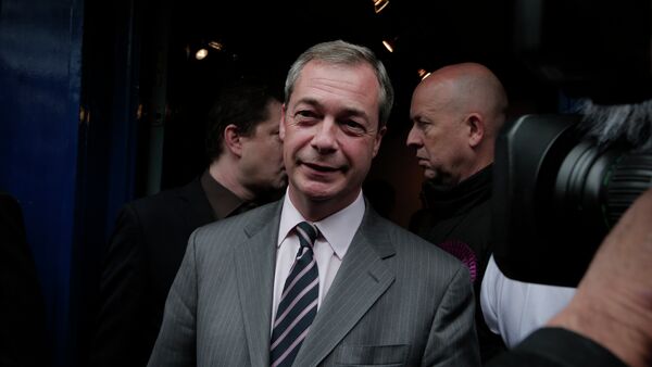 Nigel Farage, the leader of the UK Independence Party (UKIP) - Sputnik International