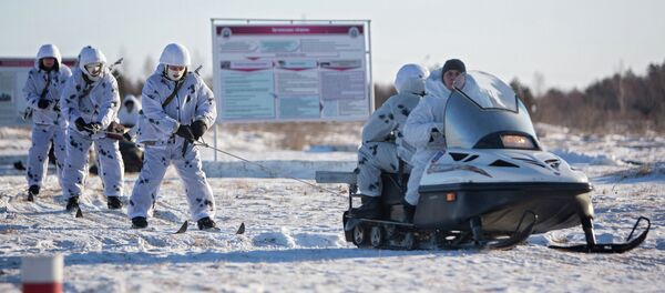 Training of cadets in the Arctic division DVVKU Training of cadets in the Arctic division DVVKU - Sputnik International