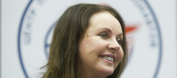 English classical crossover soprano, actress, songwriter and dancer Sarah Brightman meets with top managers and employees of the Gagarin Cosmonaut Training Center English classical crossover soprano, actress, songwriter and dancer Sarah Brightman meets with top managers and employees of the Gagarin Cosmonaut Training Center - Sputnik International