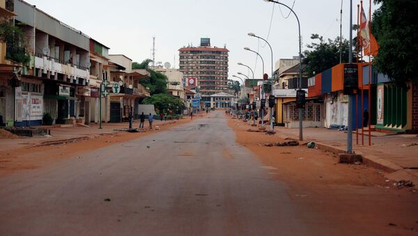 The streets of downtown Bangui - Sputnik International