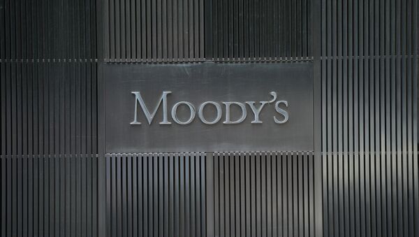 A sign for Moody's rating agency is displayed at the company headquarters in New York - Sputnik International