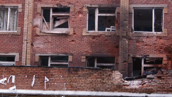 Artillery shell hits hospital in Donetsk - Sputnik International