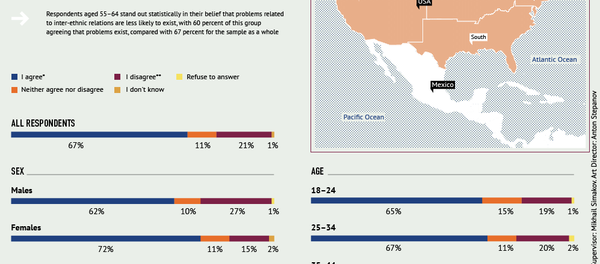 What US Residents Think About Racial and Ethnic Tensions in American Society What US Residents Think About Racial and Ethnic Tensions in American Society - Sputnik International