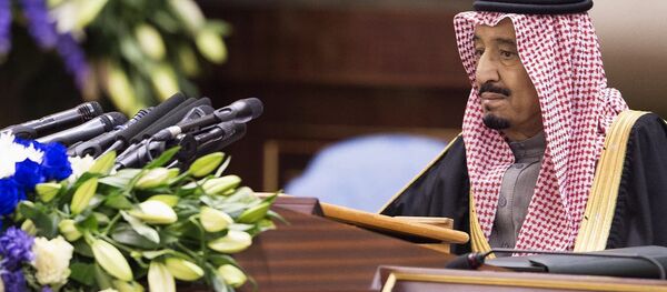 In this image released by the Saudi Press Agency, Crown Prince Salman speaks during a session at the Shura Council in Riyadh, Saudi Arabia in an annual televised speech on Tuesday, Jan. 6, 2015 In this image released by the Saudi Press Agency, Crown Prince Salman speaks during a session at the Shura Council in Riyadh, Saudi Arabia in an annual televised speech on Tuesday, Jan. 6, 2015 - Sputnik International