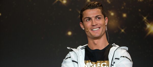 FIFA Ballon d'Or nominee Cristiano Ronaldo of Portugal and Real Madrid attends a press conference prior to the FIFA Ballon d'Or Gala 2014 at the Kongresshaus on January 12, 2015 in Zurich, Switzerland FIFA Ballon d'Or nominee Cristiano Ronaldo of Portugal and Real Madrid attends a press conference prior to the FIFA Ballon d'Or Gala 2014 at the Kongresshaus on January 12, 2015 in Zurich, Switzerland - Sputnik International