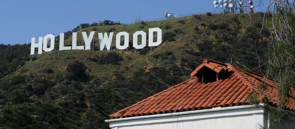 This photo taken on March 24, 2010 shows the iconic Hollywood sign in the hills above Hollywood - Sputnik International