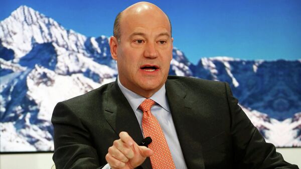 Gary Cohn, President and Chief Operating Officer of Goldman Sachs, speaks at the Ending the Experiment event in the Swiss mountain resort of Davos January 22, 2015 - Sputnik International