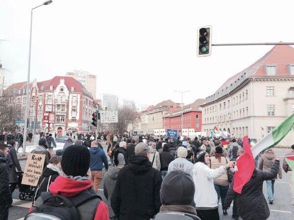 PEGADA protests in Erfurt - Sputnik International