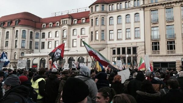 PEGADA protests in Erfurt - Sputnik International