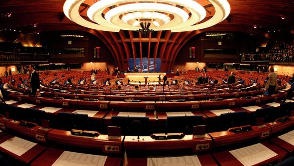 General view of the plenary room of the Council of Europe in Strasbourg, eastern France - Sputnik International