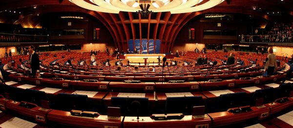 General view of the plenary room of the Council of Europe in Strasbourg, eastern France - Sputnik International