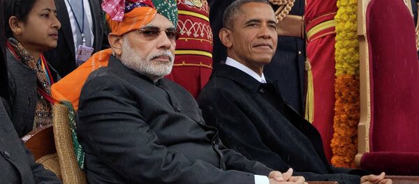 Narendra Modi and President Barack Obama Narendra Modi and President Barack Obama - Sputnik International