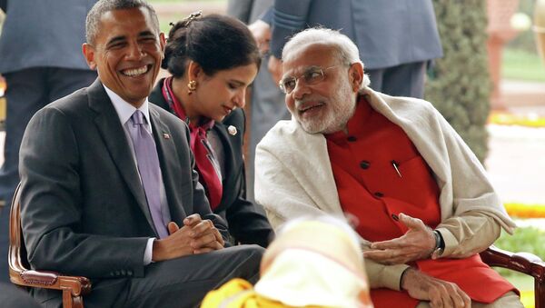 President Barack Obama and Narendra Modi - Sputnik International
