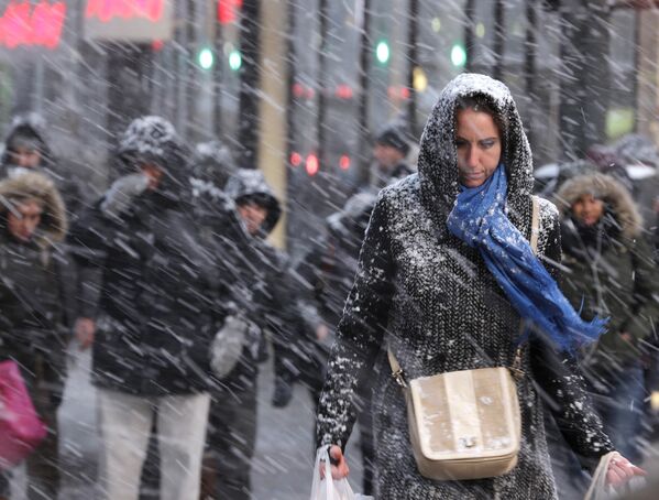 Under the Snow Blanket: New York Blizzard in Pictures - Sputnik International