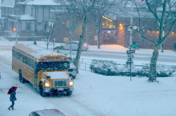 Under the Snow Blanket: New York Blizzard in Pictures - Sputnik International