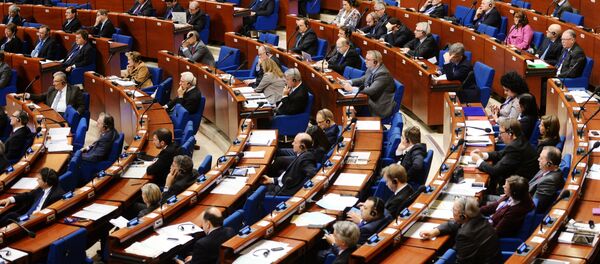 State Duma Speaker Sergei Naryshkin during PACE session - Sputnik International