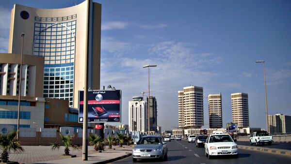 Office and hotel towers along Shari' al Corniche, Tripoli, Lybia. - Sputnik International