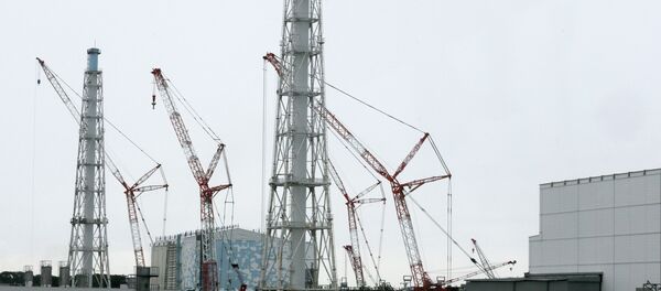 This photo taken on July 9, 2014 shows cranes working et the Unit 3 building next to the Unit 4 at the tsunami-crippled Tokyo Electric Power Co.'s Fukushima Daiichi Nuclear Power Plant in Okuma, Fukushima Prefecture, northeast of Tokyo This photo taken on July 9, 2014 shows cranes working et the Unit 3 building next to the Unit 4 at the tsunami-crippled Tokyo Electric Power Co.'s Fukushima Daiichi Nuclear Power Plant in Okuma, Fukushima Prefecture, northeast of Tokyo - Sputnik International