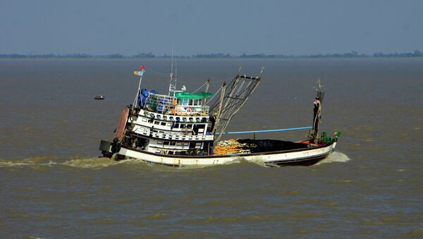 A Myanmar fishing boat - Sputnik International