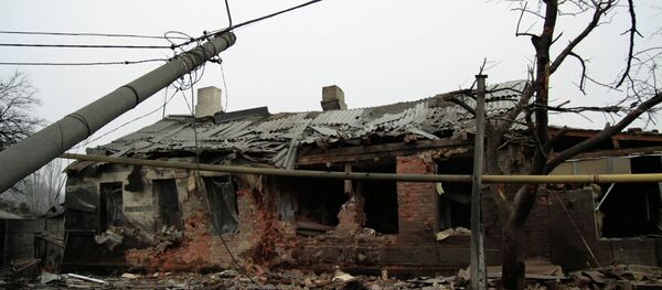 Donetsk after shelling - Sputnik International