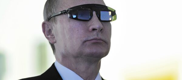 Russian President Vladimir Putin is shown new laboratory developments at Gorny National Mineral Resources University in St. Petersburg. Russian President Vladimir Putin is shown new laboratory developments at Gorny National Mineral Resources University in St. Petersburg. - Sputnik International