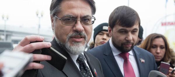 Vladislav Deinego, representative of the separatist self-proclaimed Luhansk republic Vladislav Deinego, representative of the separatist self-proclaimed Luhansk republic - Sputnik International