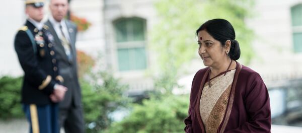 Indian Foreign Minister Sushma Swaraj Indian Foreign Minister Sushma Swaraj - Sputnik International