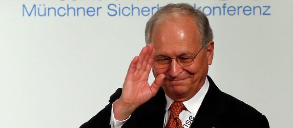 Wolfgang Ischinger, Chairman of the Munich Security Conference gestures prior to his opening speech in Munich, southern Germany, on Friday, Feb. 1, 2013 Wolfgang Ischinger, Chairman of the Munich Security Conference gestures prior to his opening speech in Munich, southern Germany, on Friday, Feb. 1, 2013 - Sputnik International