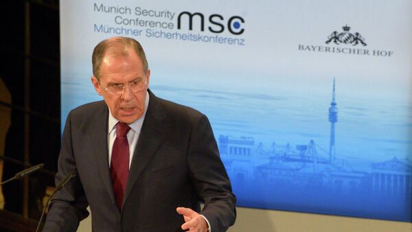 Russian Foreign Minister Sergei Lavrov speaks at the 50th Munich conference on security policy - Sputnik International