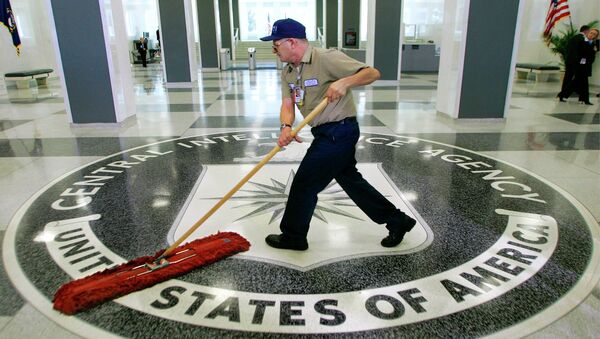 A CIA logo at the CIA headquarters - Sputnik International
