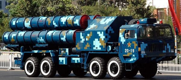 HongQi 9 [HQ-9] launcher pictured in Beijing during the 60th anniversary parade dedicated to China's founding, 2009. - Sputnik International