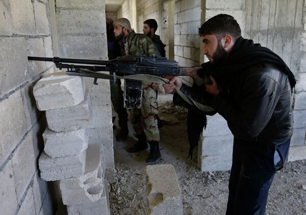 Syrian rebels battled government troops near a landmark 12th century mosque in the northern city of Aleppo. Syrian rebels battled government troops near a landmark 12th century mosque in the northern city of Aleppo. - Sputnik International