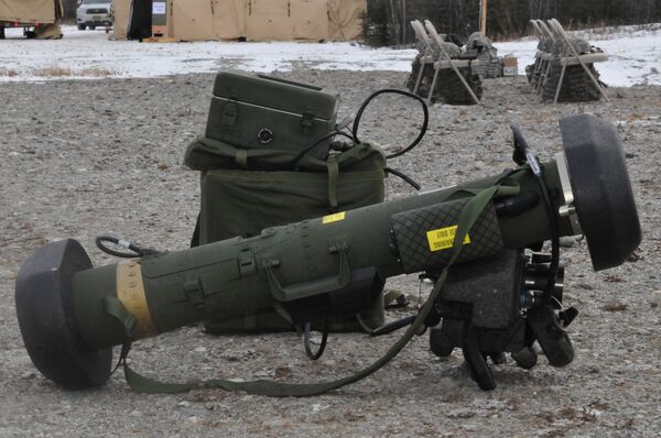 The FGM-148 Javelin Anti-tank Guided Missile The FGM-148 Javelin Anti-tank Guided Missile - Sputnik International