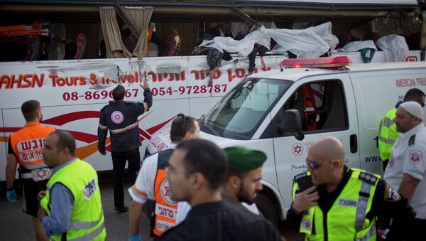Israeli rescue officers Israeli rescue officers - Sputnik International