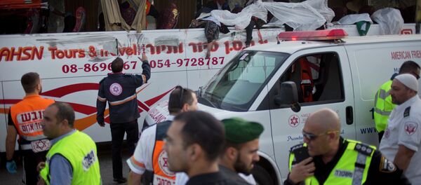 Israeli rescue officers - Sputnik International