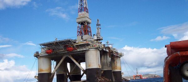 Offshore oil rig, North Sea - Sputnik International