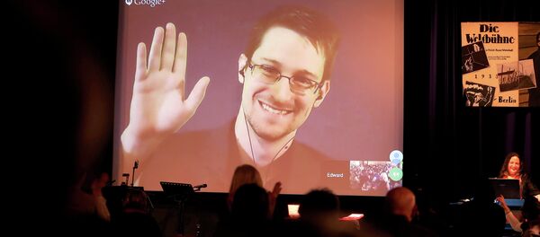 Edward Snowden, pictured here accepting the 2014 Carl von Ossietzky Medal via livestream in Berlin, was the fourth most admired man in Germany, according to a YouGov poll. Edward Snowden, pictured here accepting the 2014 Carl von Ossietzky Medal via livestream in Berlin, was the fourth most admired man in Germany, according to a YouGov poll. - Sputnik International