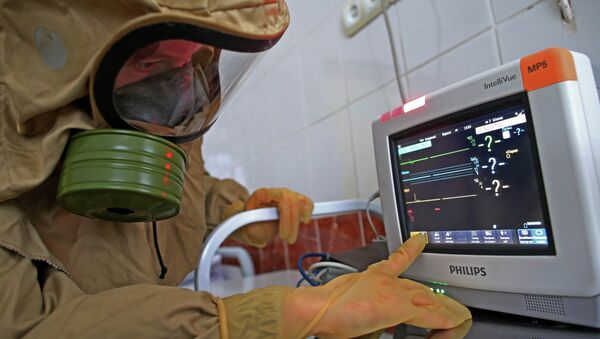 Ebola case response training - Sputnik International