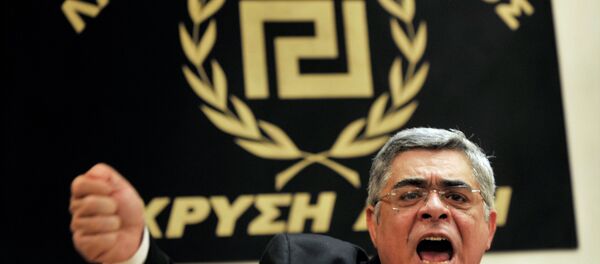 Golden Dawn leader Nikolaos Michaloliakos is in pre-trial detention - Sputnik International
