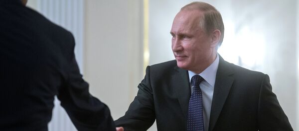 President Vladimir Putin meets with Government members President Vladimir Putin meets with Government members - Sputnik International