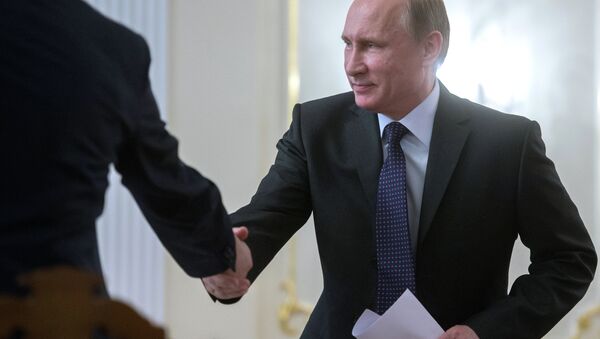 President Vladimir Putin meets with Government members - Sputnik International