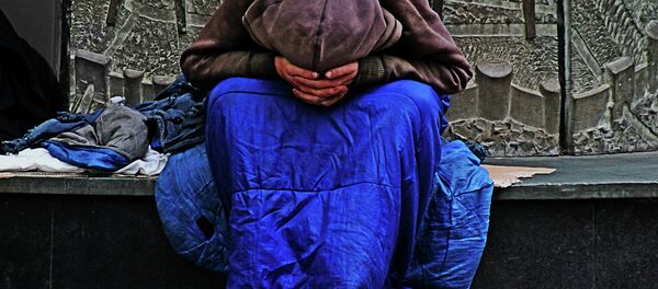 Homeless person in the UK - Sputnik International