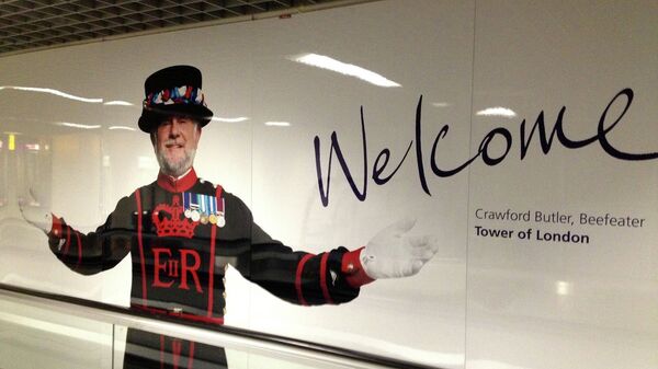 Heathrow has many facilities attractive to homeless people: quality toilet, shower facilities and plenty of seating areas. Heathrow has many facilities attractive to homeless people: quality toilet, shower facilities and plenty of seating areas. - Sputnik International