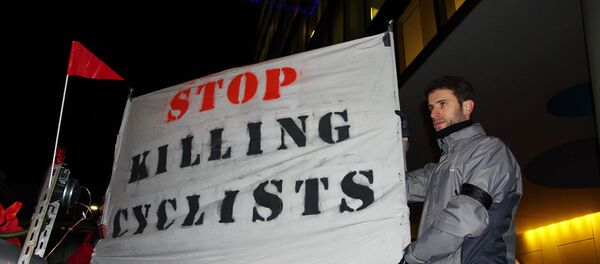 Stop Killing Cyclists - Die-In and Vigil at TfL HQ Stop Killing Cyclists - Die-In and Vigil at TfL HQ - Sputnik International